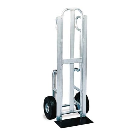 Valley Craft Valley Craft Trayless Aluminum 12-Pack Delivery Hand Truck - 8"D Shoe & Skid Rails F81797A2